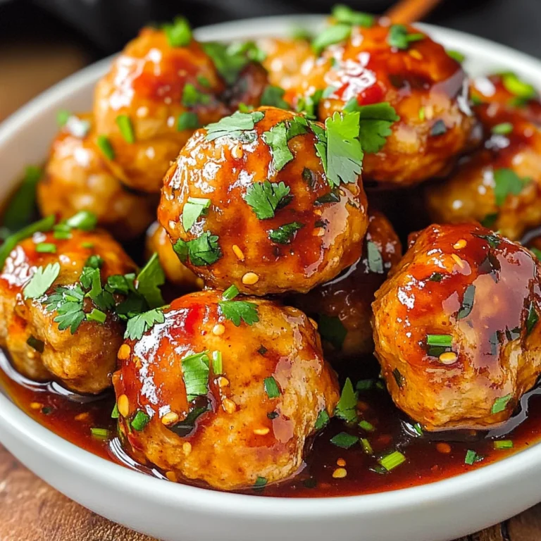 Sweet Chili Sauce Turkey Meatballs Recipe