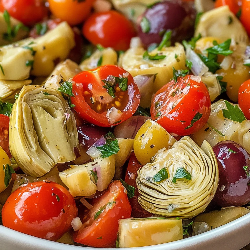 Tuscan Artichoke Tomato Salad