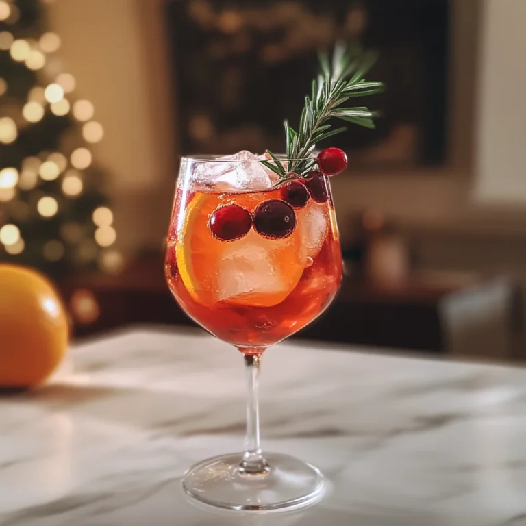 Winter Aperol Spritz