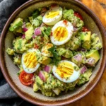 Workout Egg Avocado Salad