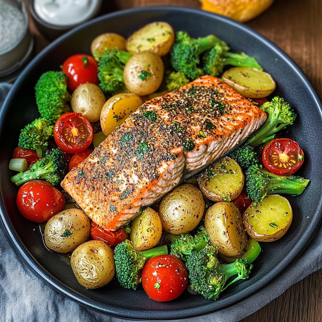 Za'atar Garlic Salmon Recipe