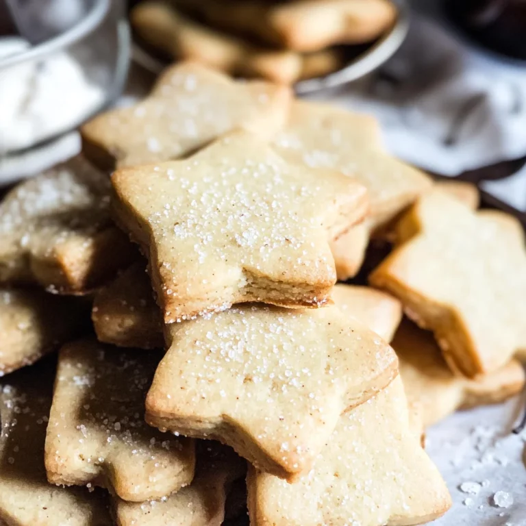 Bourbon Vanilla Bean Shortbread Cookies