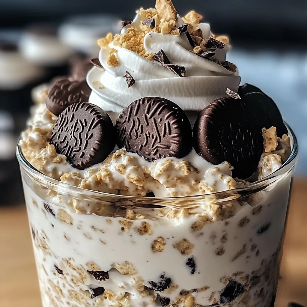 COOKIES AND CREAM OVERNIGHT OATS RECIPE