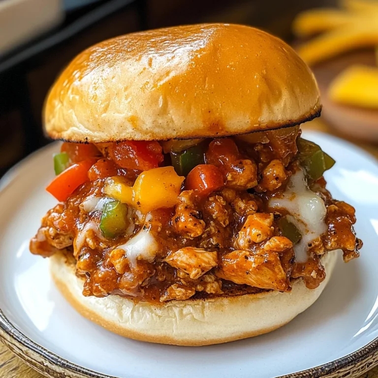 Cajun Chicken Sloppy Joes