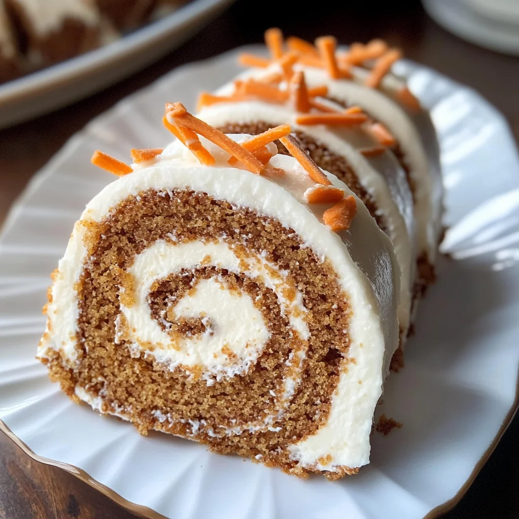 Carrot Cake Roll