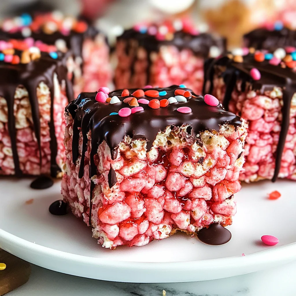 Cherry Rice Krispie Treats