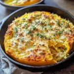 Creamy Spaghetti Squash Au Gratin