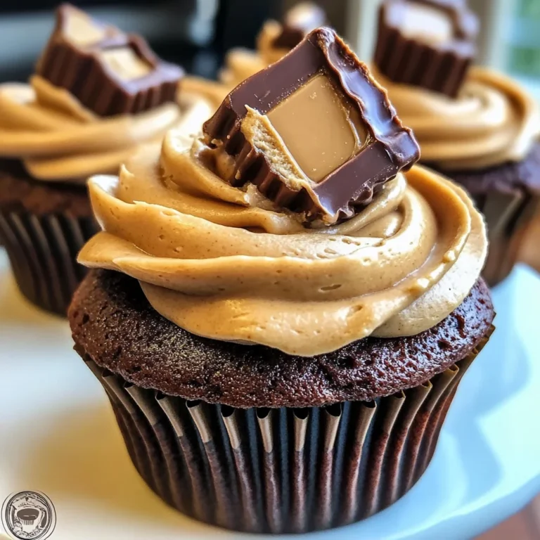 Delectable Reese’s Peanut Butter Cupcakes