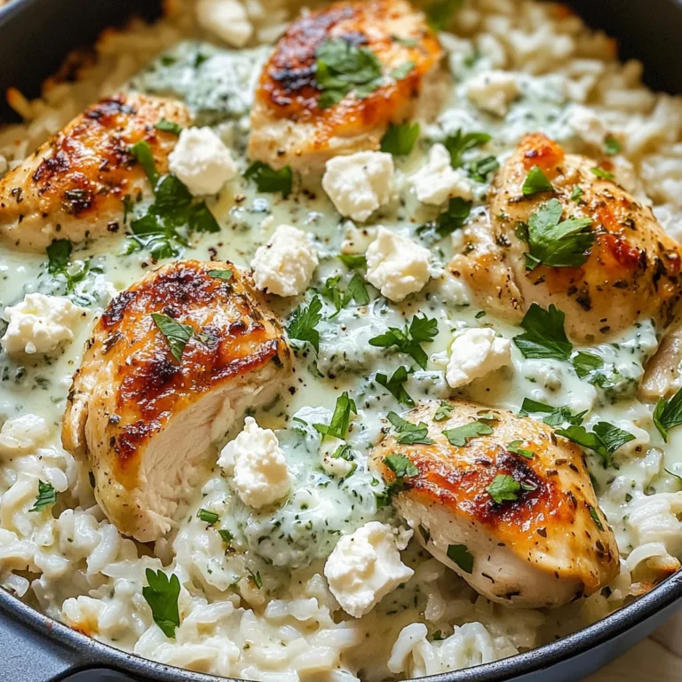 Dump-and-Bake Chicken Tzatziki Casserole