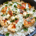 Dump-and-Bake Chicken Tzatziki with Rice Recipe