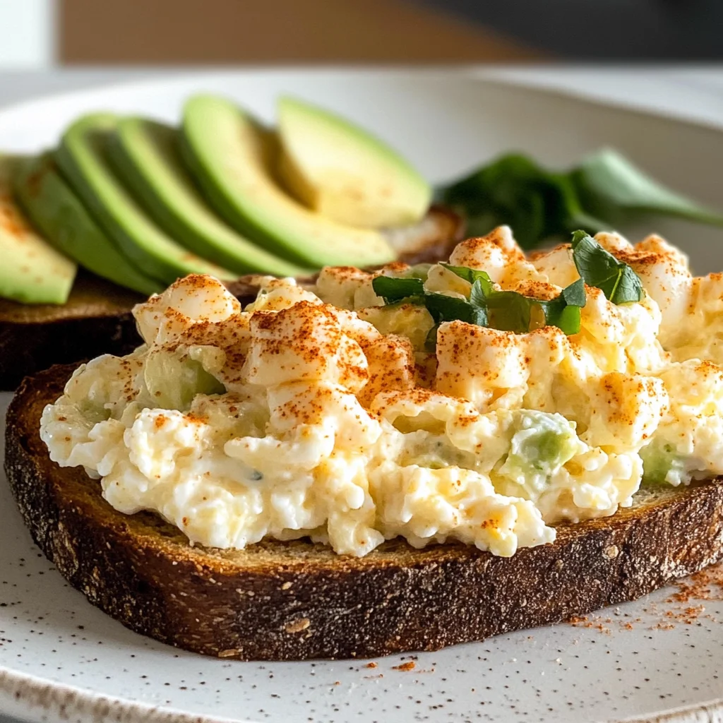 Egg Salad with Cottage Cheese - no mayo!