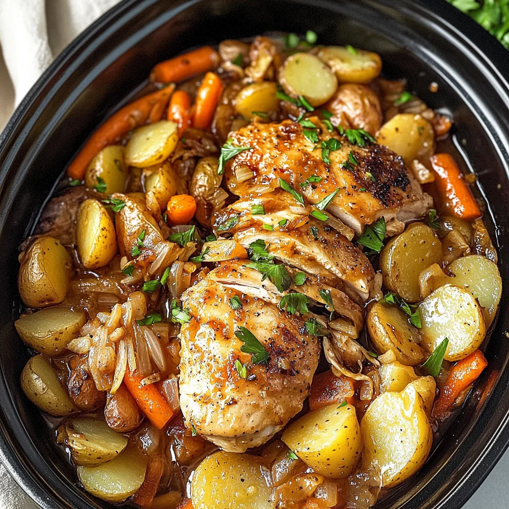 Garlic Butter Chicken Crockpot Recipe: 6-Hour Magic for Tender Bliss