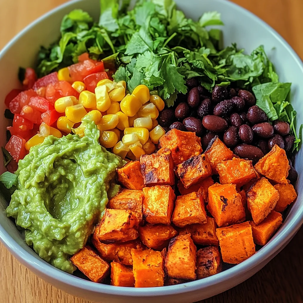 Healthy Sweet Potato Burrito Bowl