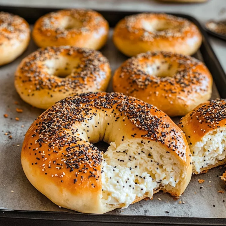 High Protein Cottage Cheese Bagels
