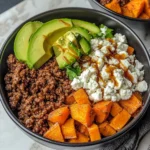 Hot Honey Sweet Potato Beef Bowls Recipe