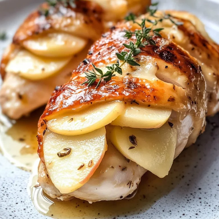 Maple Glazed Apple and Brie Stuffed Chicken