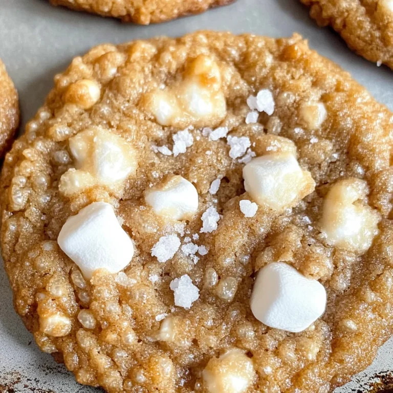 Marshmallow Crispy Cookies (Costco Copycat)