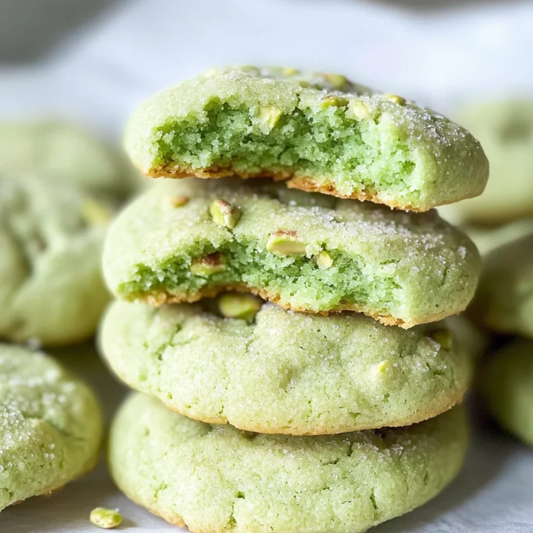 Pistachio Pudding Cookies