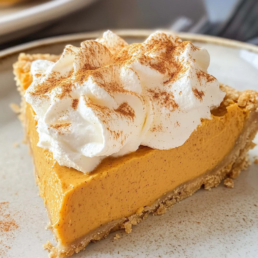 Pumpkin Fluff Pie