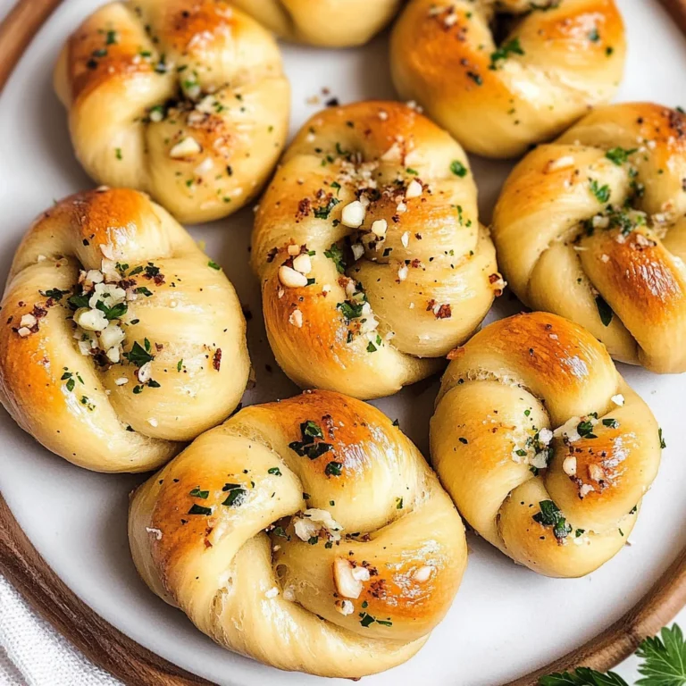 Quick Sourdough Discard Garlic Knots