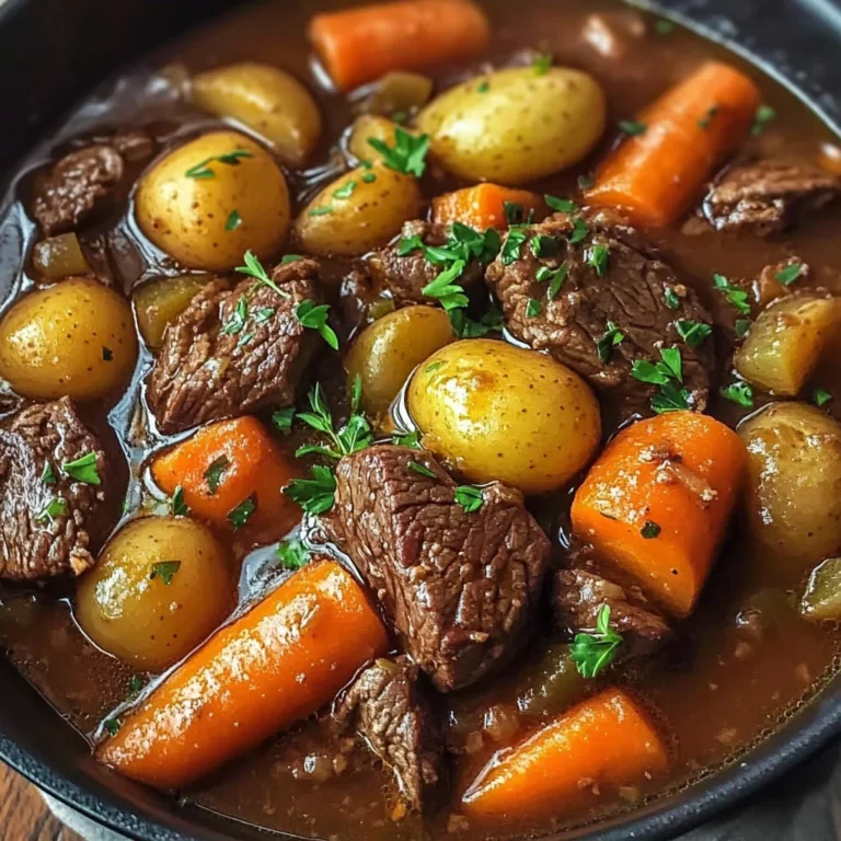 Rich Dutch Oven Beef Stew