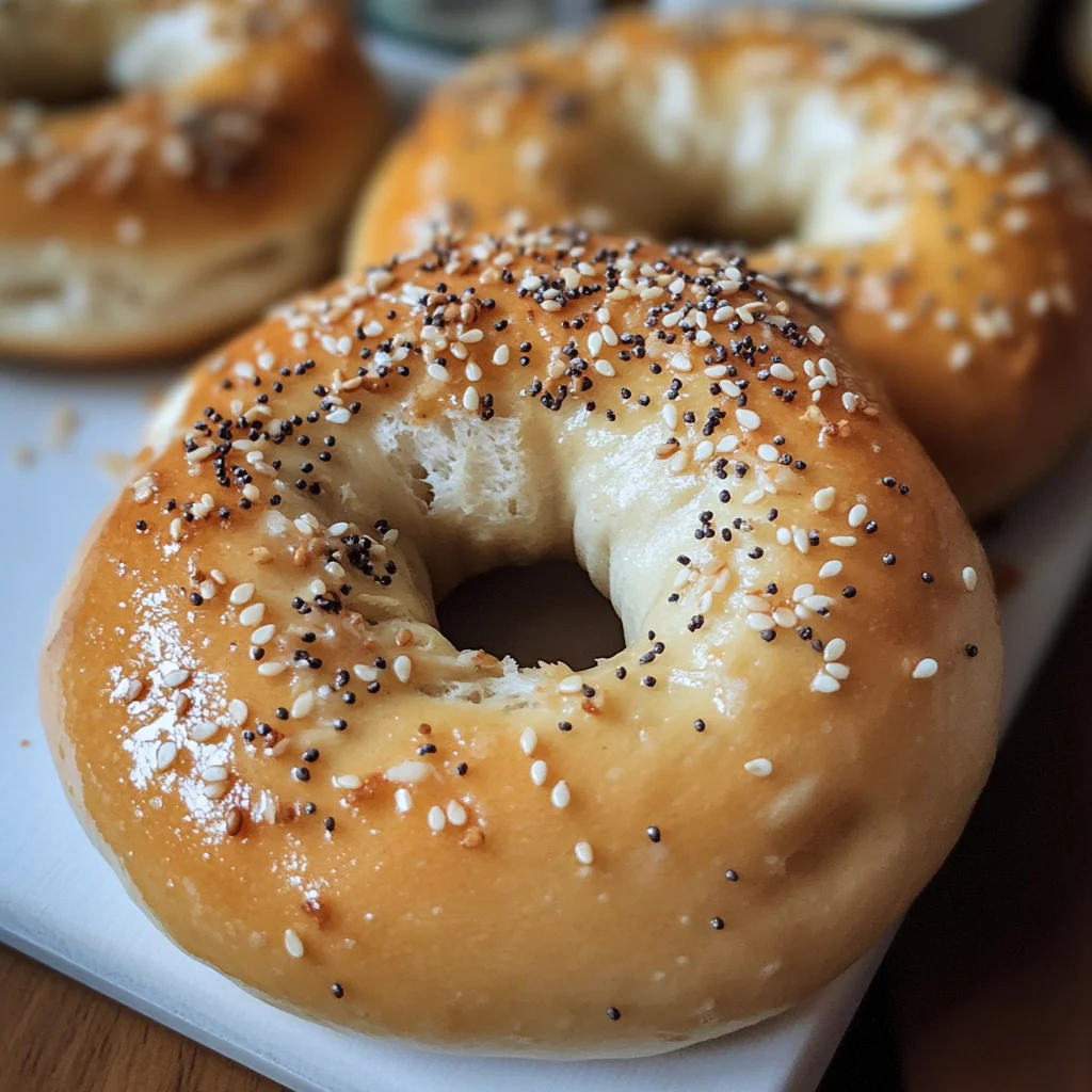 Schnelle Protein-Bagels