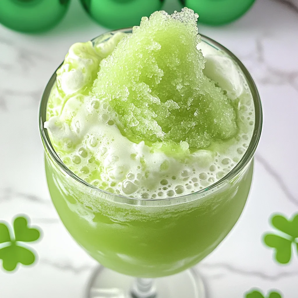 Shamrock Punch for St. Patrick's Day!