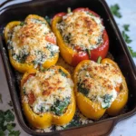 Spinach Ricotta Stuffed Peppers