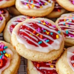 Strawberry Pop Tart Sugar Cookies