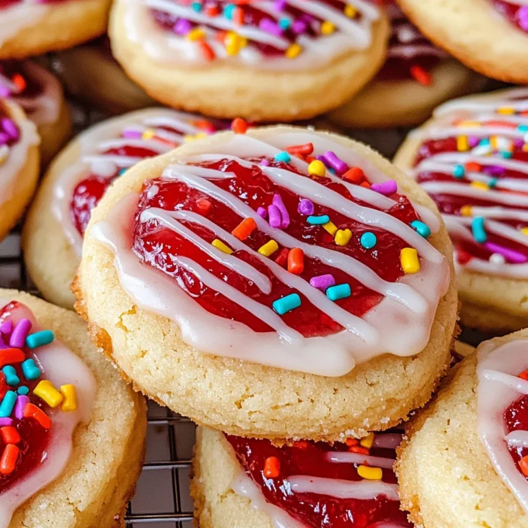 Strawberry Pop Tart Sugar Cookies