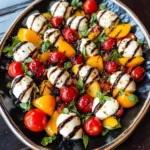 Summer Fruit Caprese Salad