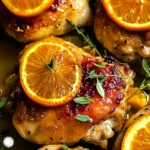 Sweet and Savory Roasted Orange Chicken