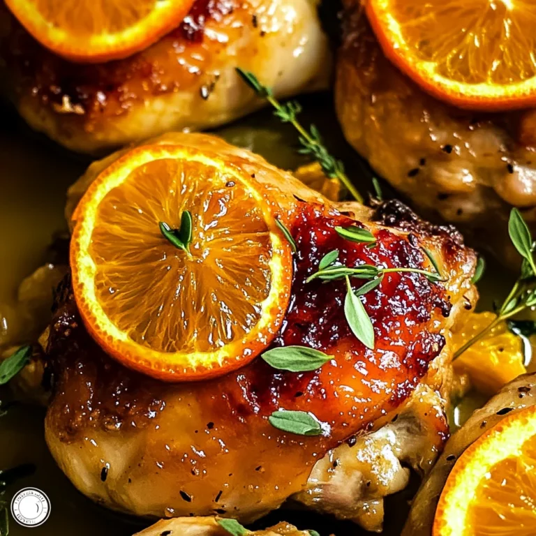 Sweet and Savory Roasted Orange Chicken
