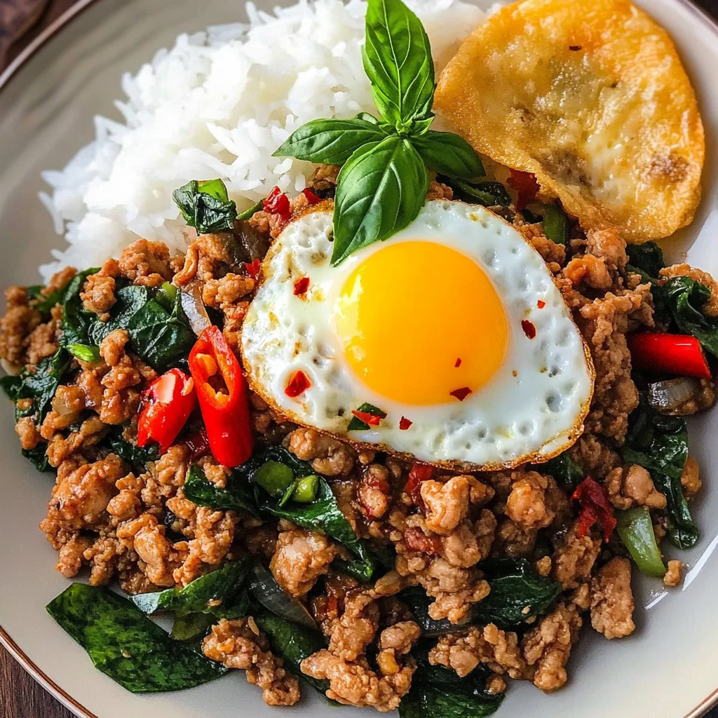 20 Minute Thai Basil Chicken (Pad Gai Krapow)