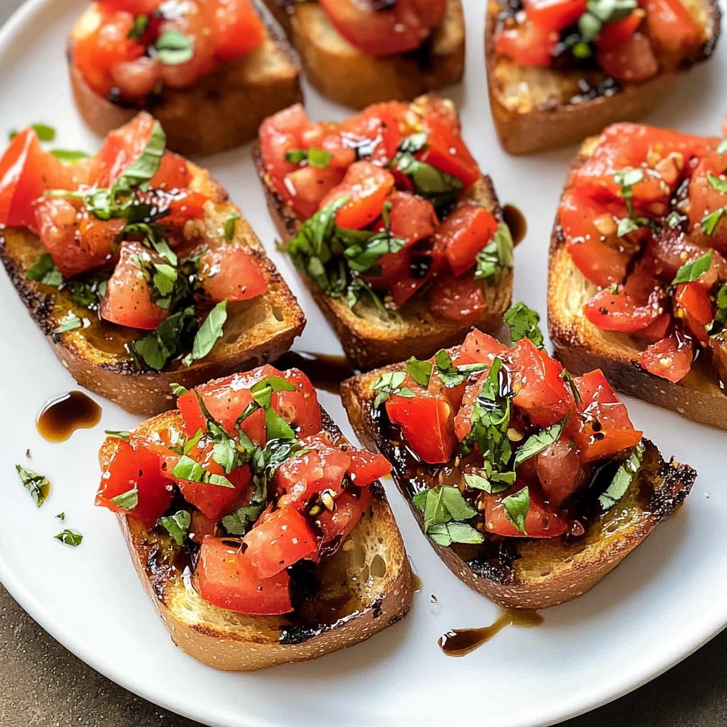 Authentic Italian Bruschetta