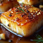 Baked Cod with Honey Soy Marinade