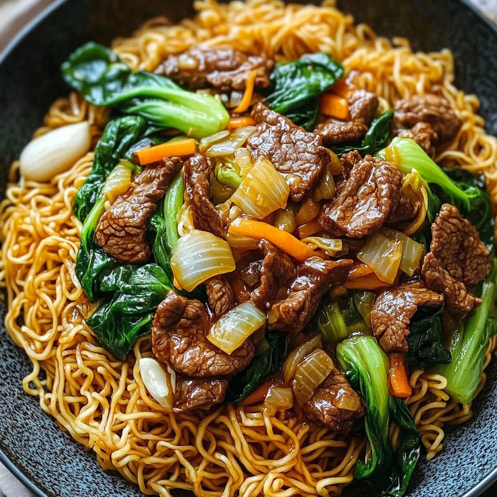 Beef Pan-Fried Noodles