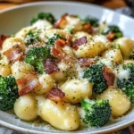Boursin, Bacon and Broccoli Gnocchi