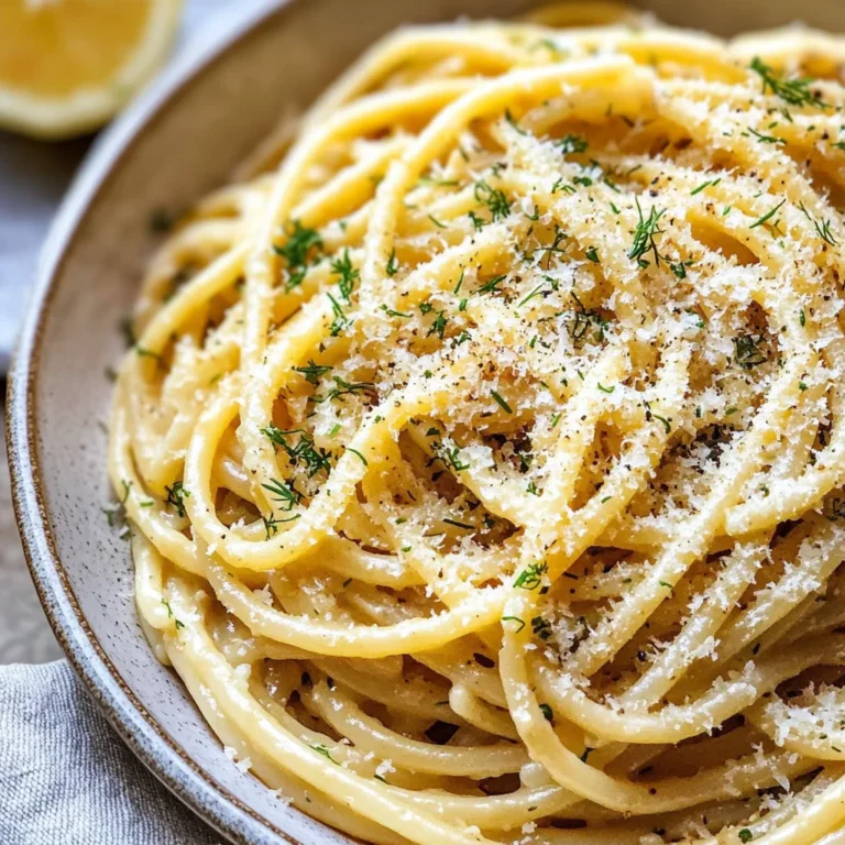 Browned Butter Lemon Dill Pasta