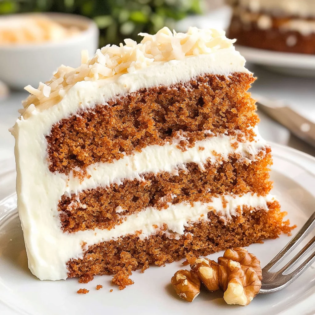 Carrot Cake with Cream Cheese Frosting