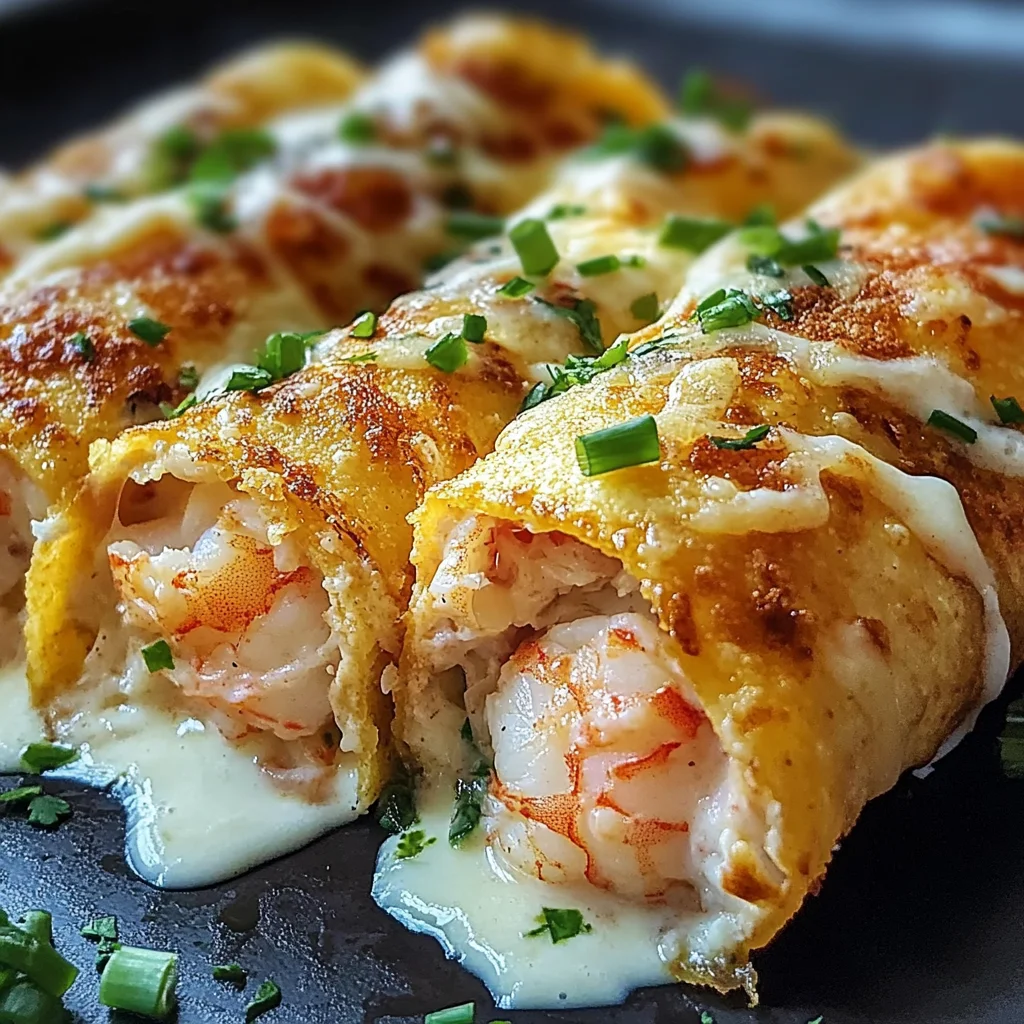 Cheesy Crab and Shrimp Tortilla Bombs