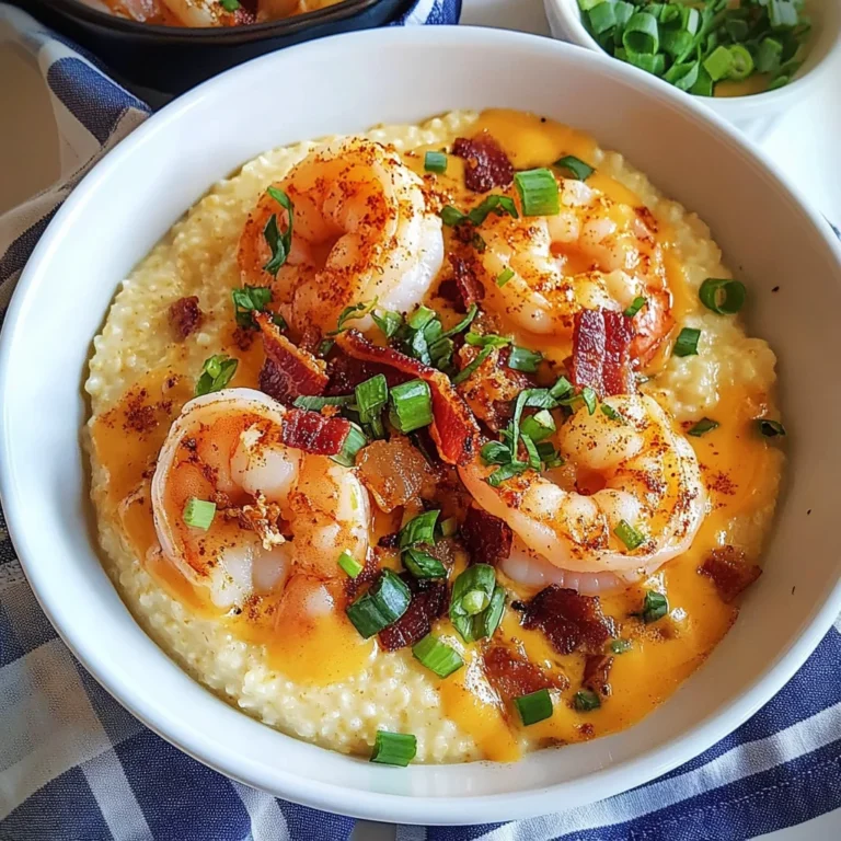 Cheesy Shrimp and Grits