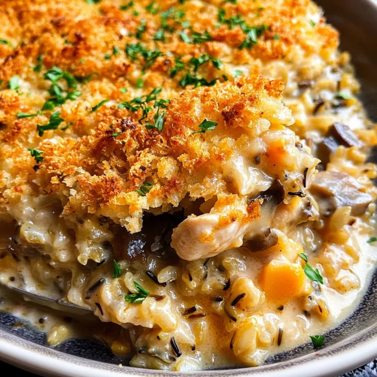 Chicken and Wild Rice Casserole