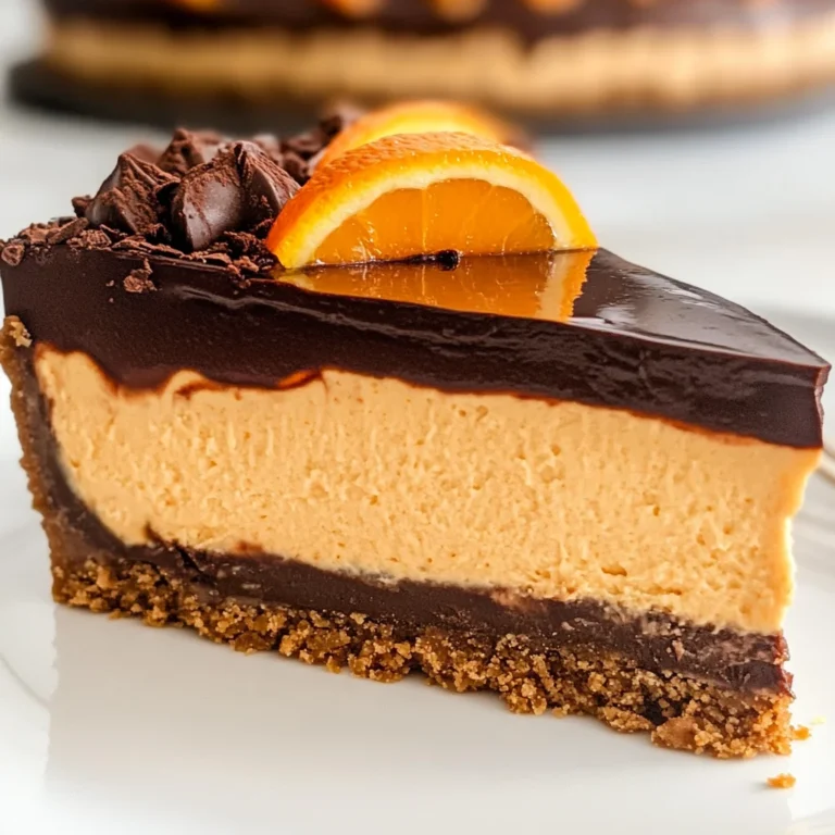 Chocolate Orange Cheesecake