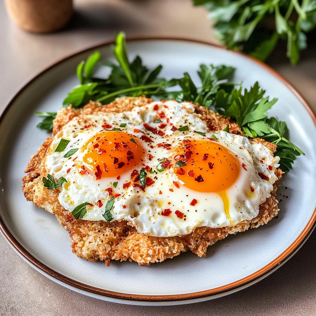 Crispy Feta Fried Eggs