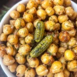 Dill Pickle Roasted Chickpeas