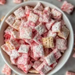 Easy Strawberry Shortcake Puppy Chow