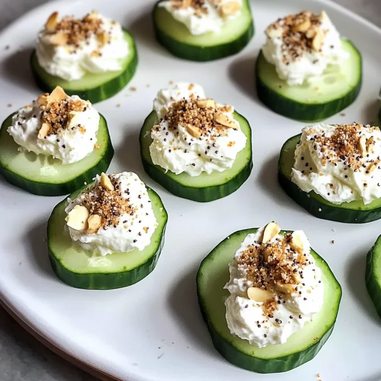 Everything Bagel Cucumber Bites