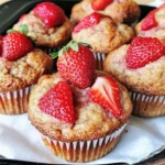 Fresh Strawberry Muffins