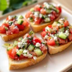 Garden Fresh Mediterranean Bruschetta